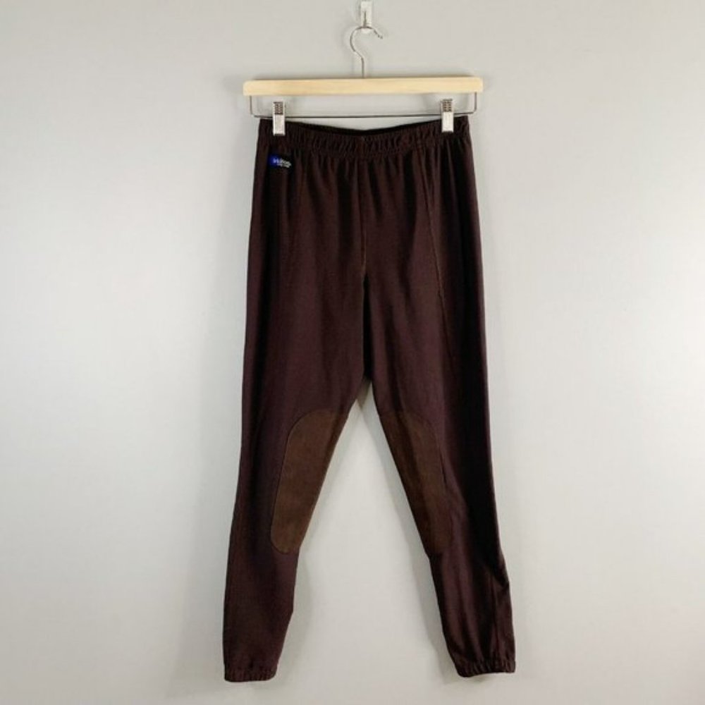 Irideon Riding Wear Womens Pants Leggings Breeches Brown Equestrian Large L